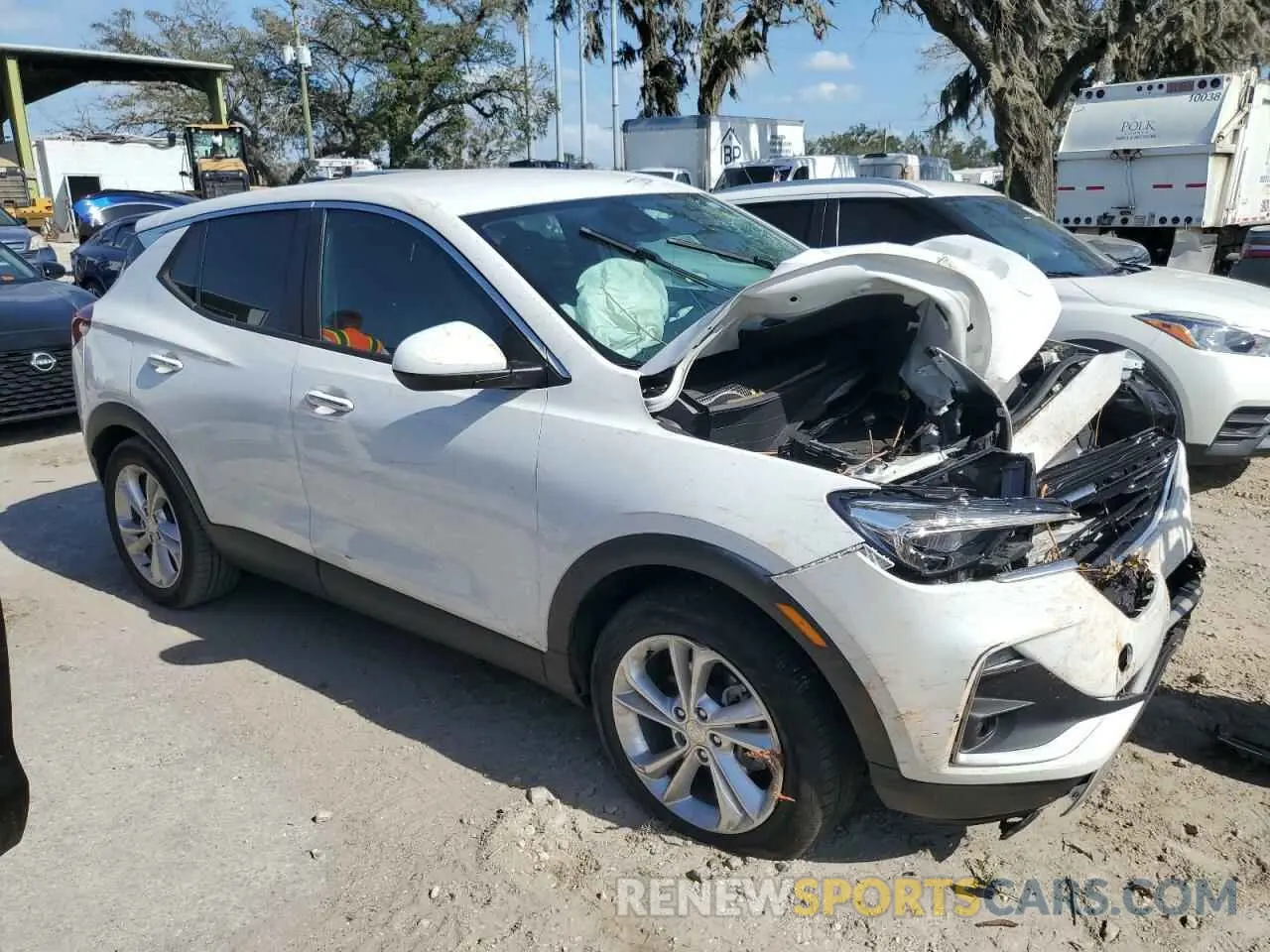 4 fotografías del automóvil dañado KL4MMBS26NB030609 BUICK ENCORE 2022