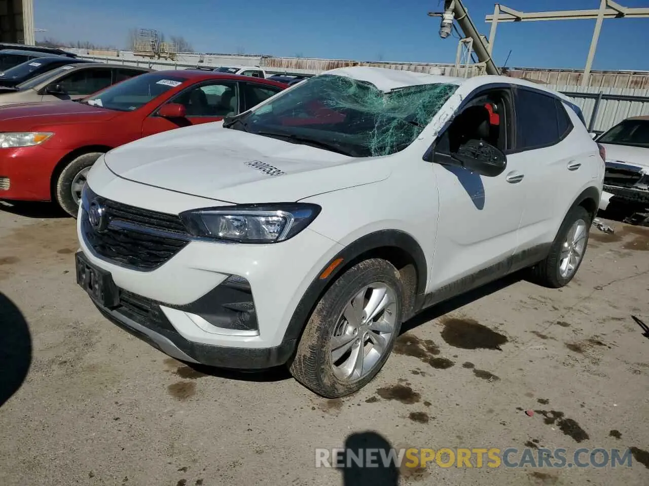 1 fotografías del automóvil dañado KL4MMBS27NB023636 BUICK ENCORE 2022