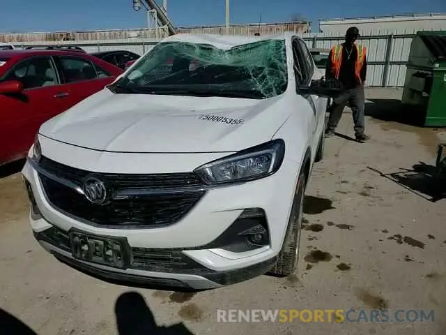 11 fotografías del automóvil dañado KL4MMBS27NB023636 BUICK ENCORE 2022