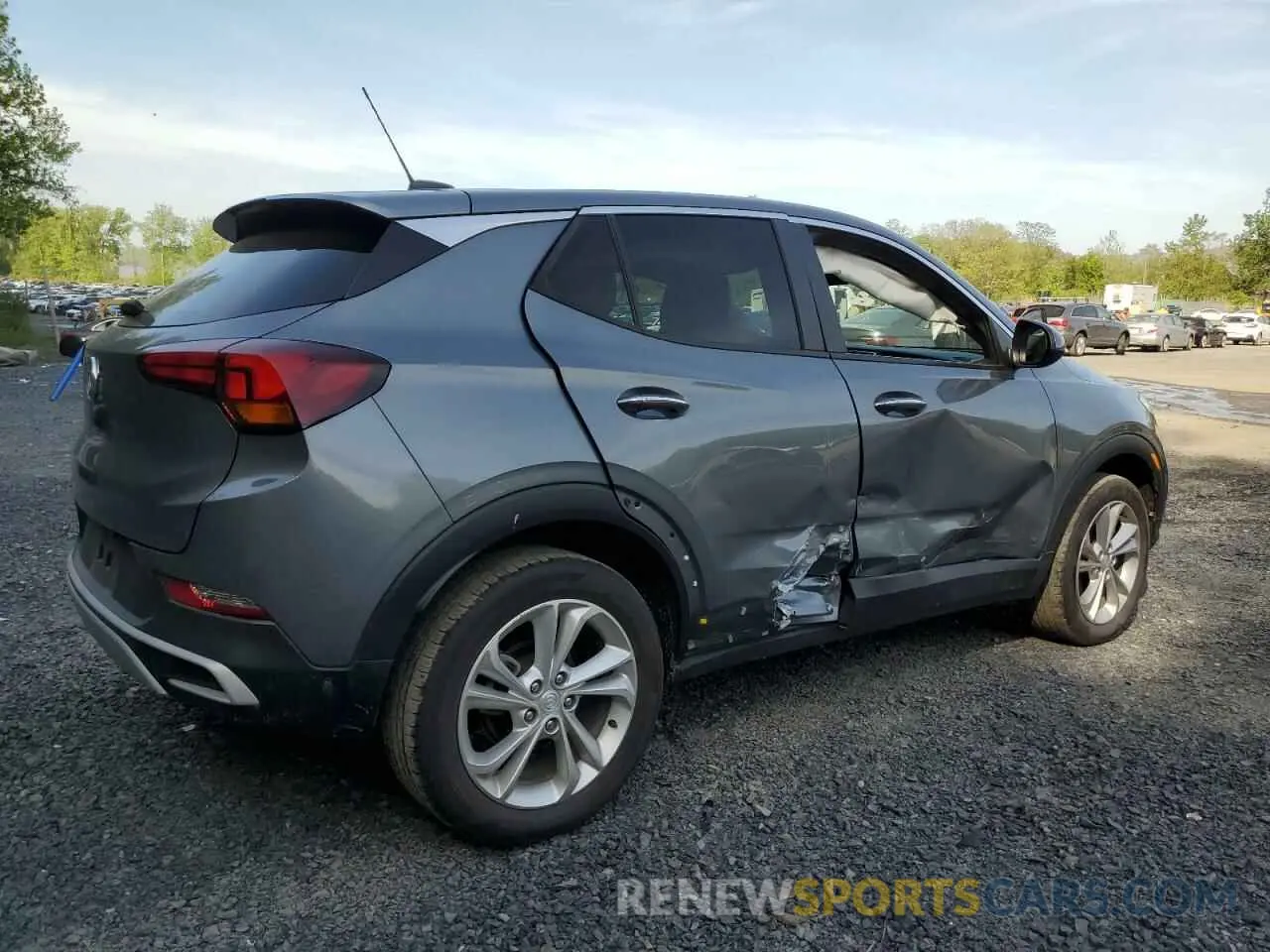 3 fotografías del automóvil dañado KL4MMCSL1NB082857 BUICK ENCORE 2022