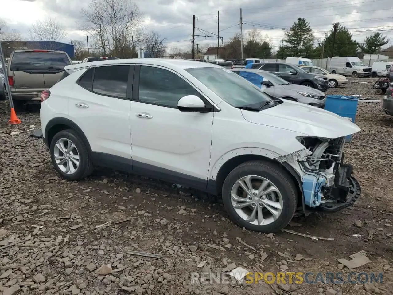 4 fotografías del automóvil dañado KL4MMCSL6NB053161 BUICK ENCORE 2022