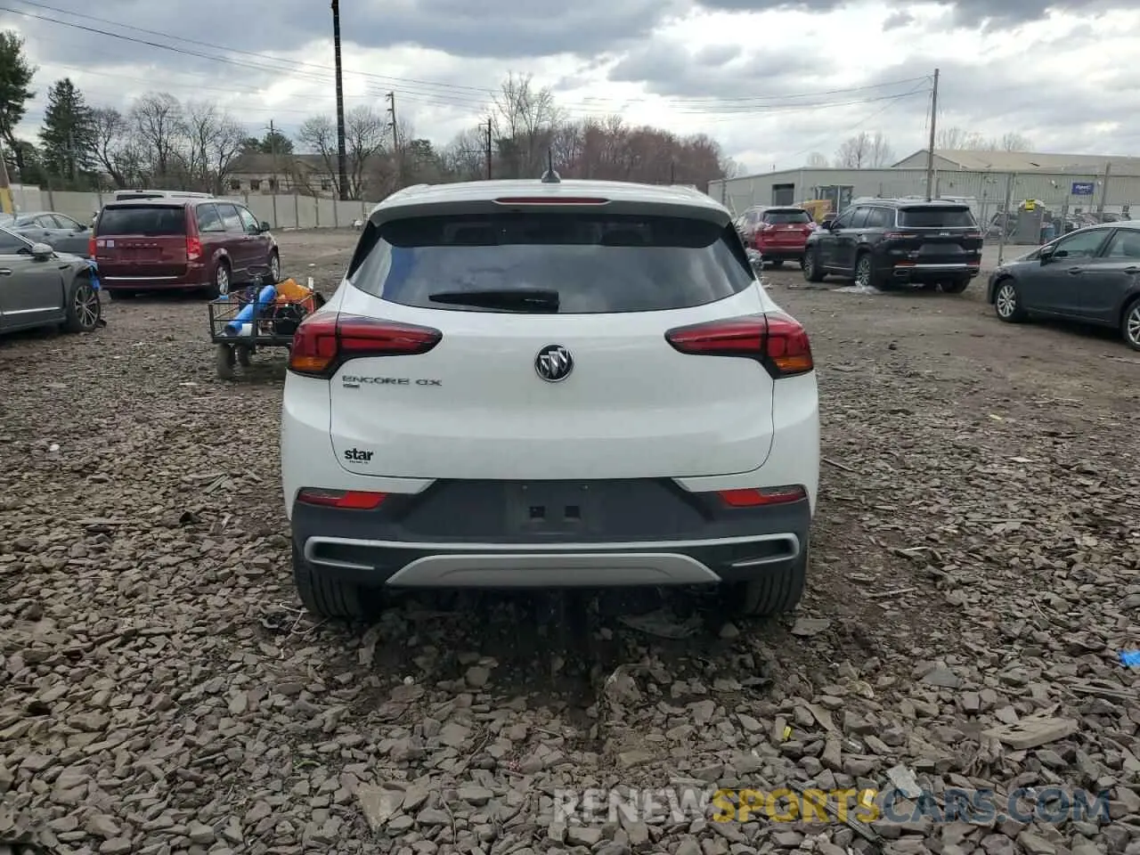 6 fotografías del automóvil dañado KL4MMCSL6NB053161 BUICK ENCORE 2022