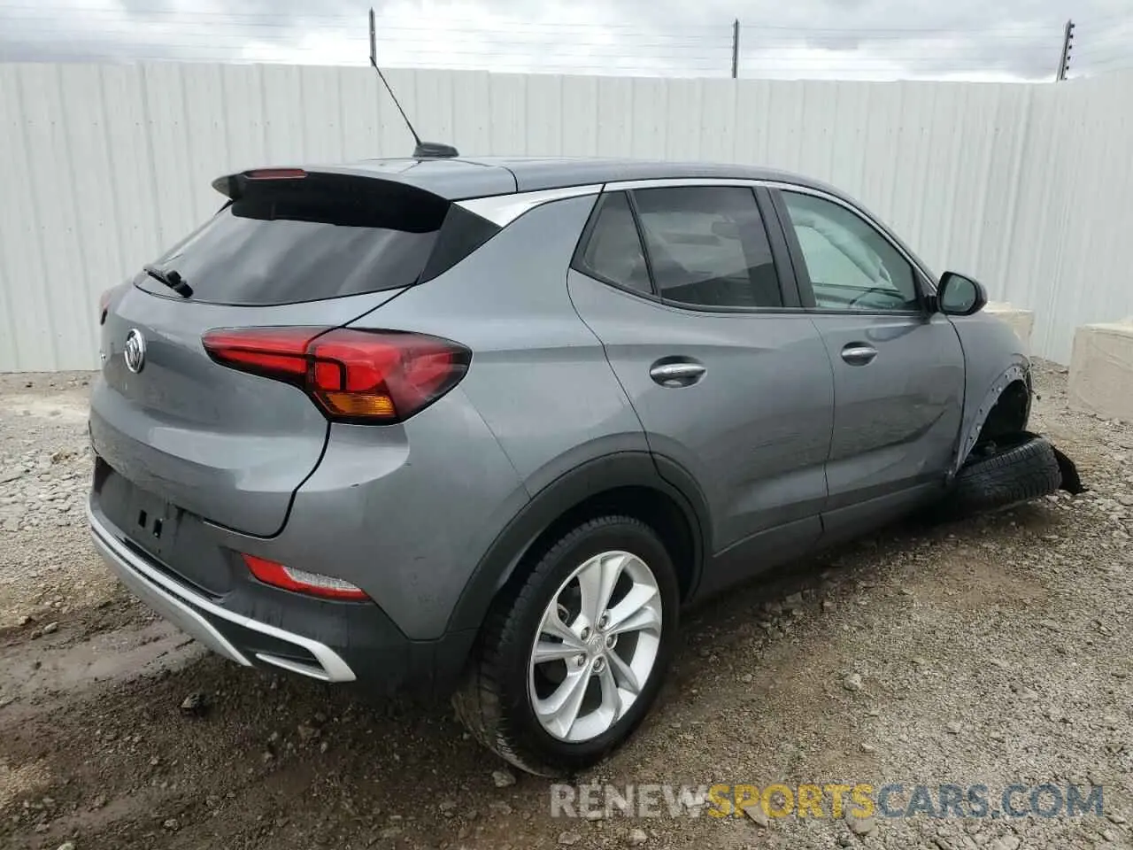 3 fotografías del automóvil dañado KL4MMCSL8NB079082 BUICK ENCORE 2022