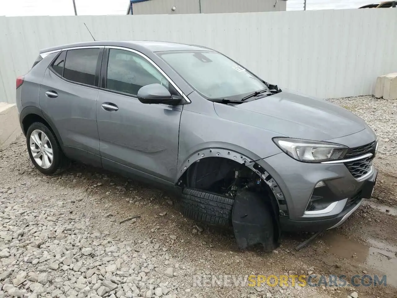 4 fotografías del automóvil dañado KL4MMCSL8NB079082 BUICK ENCORE 2022