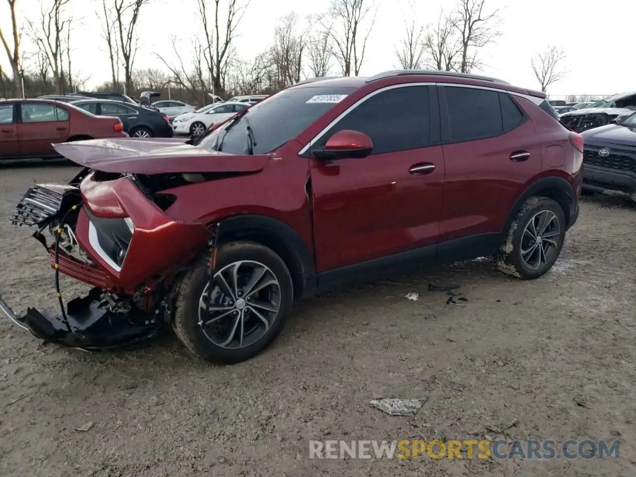 1 fotografías del automóvil dañado KL4MMDS2XNB013842 BUICK ENCORE 2022