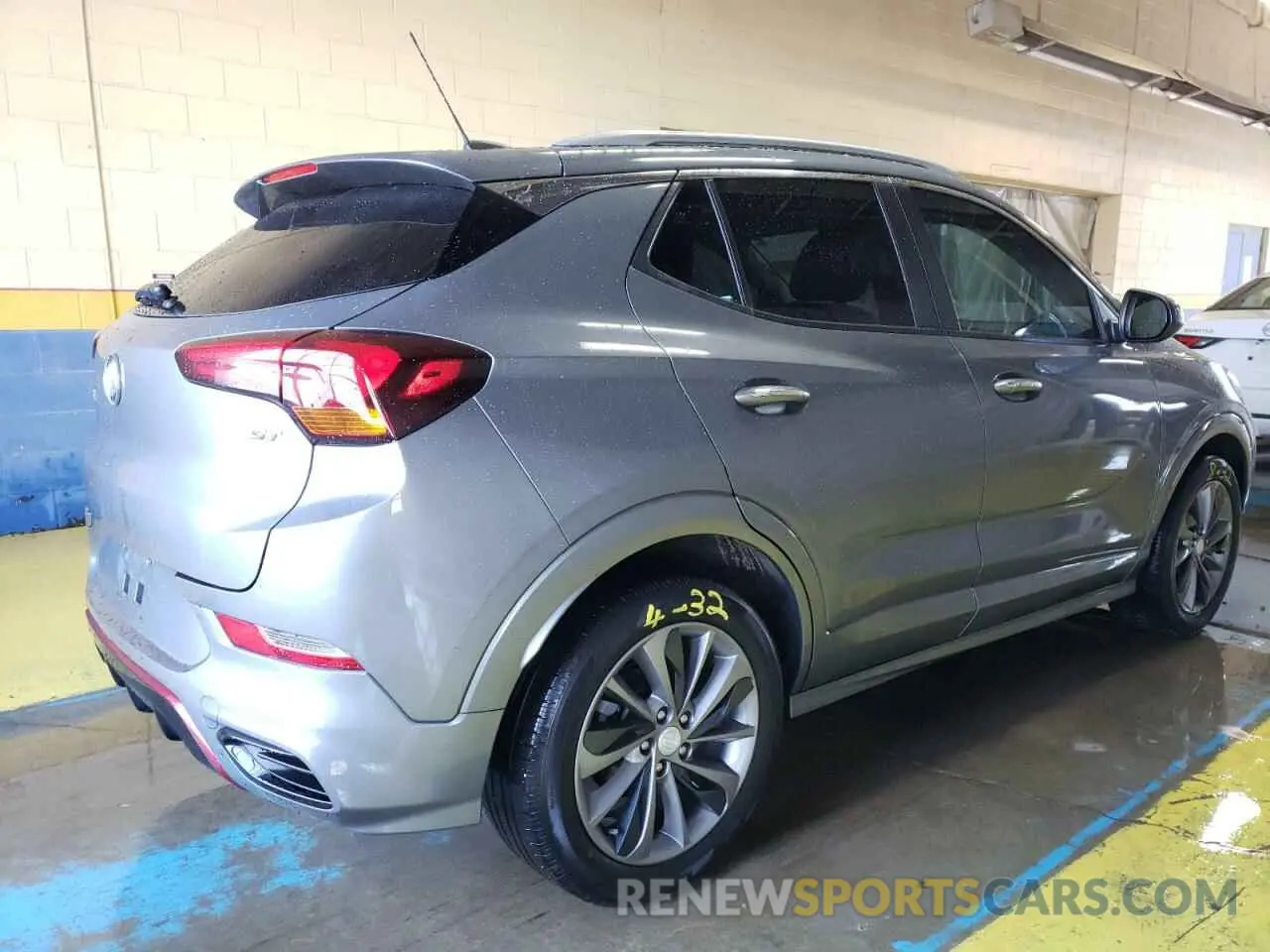 3 fotografías del automóvil dañado KL4MMDSL6NB050301 BUICK ENCORE 2022