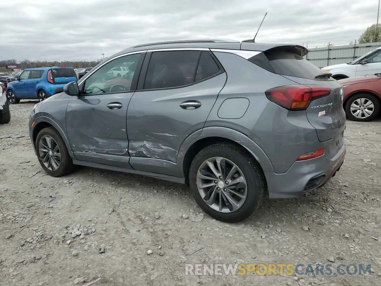 2 fotografías del automóvil dañado KL4MMDSL8NB036058 BUICK ENCORE 2022