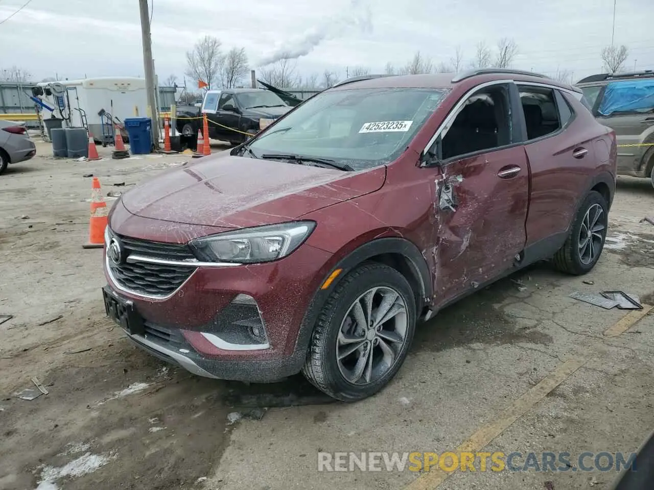 1 fotografías del automóvil dañado KL4MMDSL9NB021908 BUICK ENCORE 2022