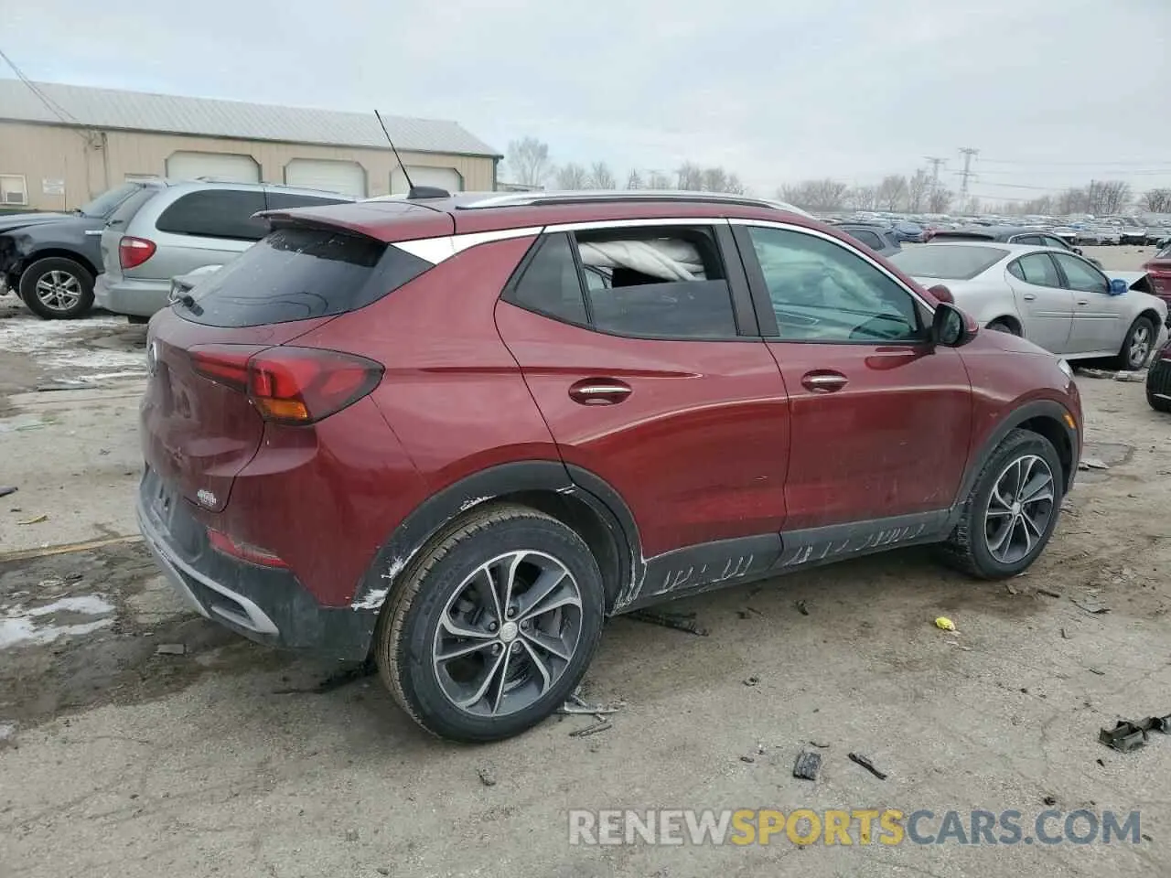3 fotografías del automóvil dañado KL4MMDSL9NB021908 BUICK ENCORE 2022