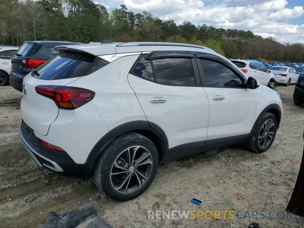 3 fotografías del automóvil dañado KL4MMESL1NB012058 BUICK ENCORE 2022