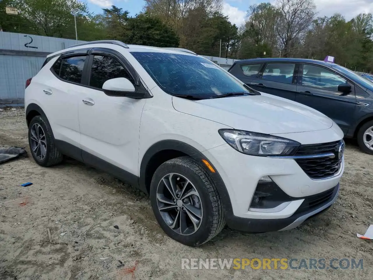 4 fotografías del automóvil dañado KL4MMESL1NB012058 BUICK ENCORE 2022