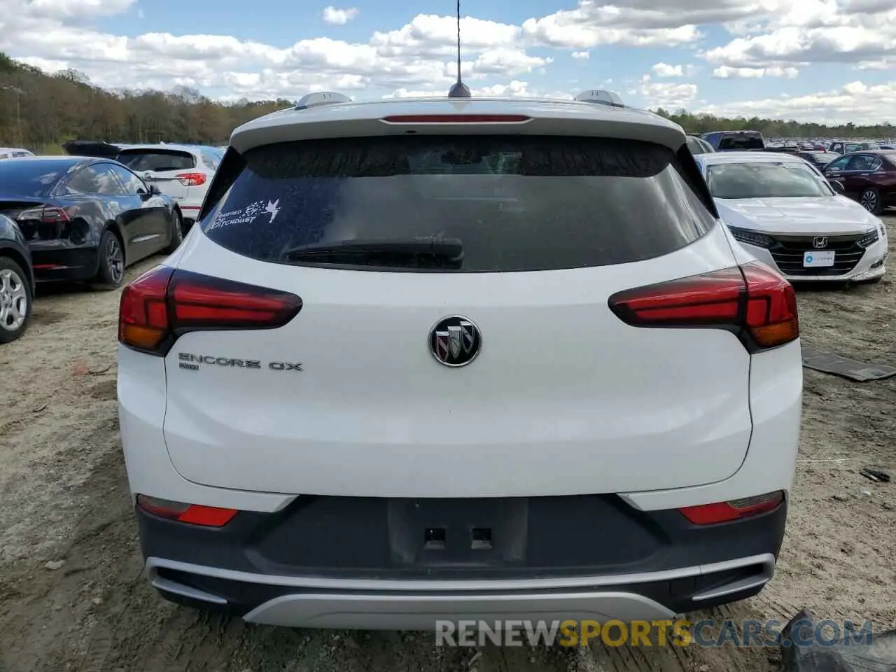 6 fotografías del automóvil dañado KL4MMESL1NB012058 BUICK ENCORE 2022