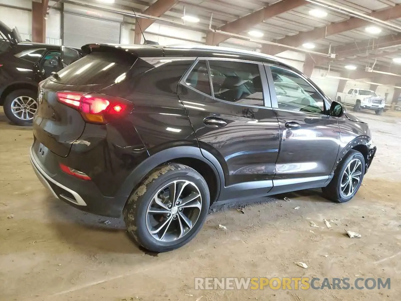 3 fotografías del automóvil dañado KL4MMESL3NB088414 BUICK ENCORE 2022