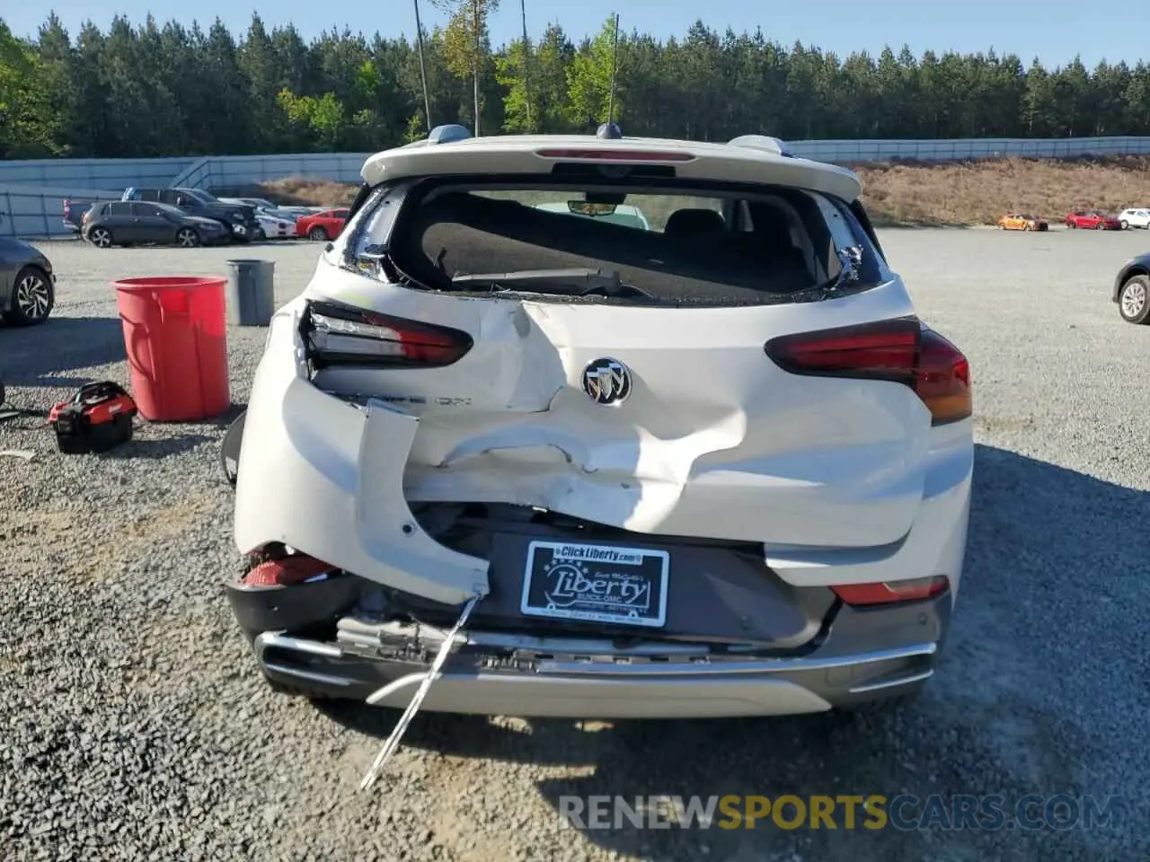 6 fotografías del automóvil dañado KL4MMFSL0NB135288 BUICK ENCORE 2022