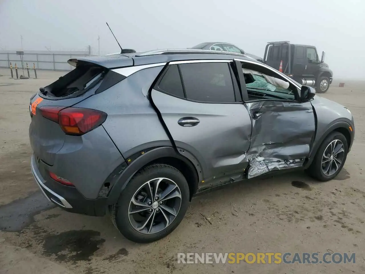 3 fotografías del automóvil dañado KL4MMFSL3NB071537 BUICK ENCORE 2022