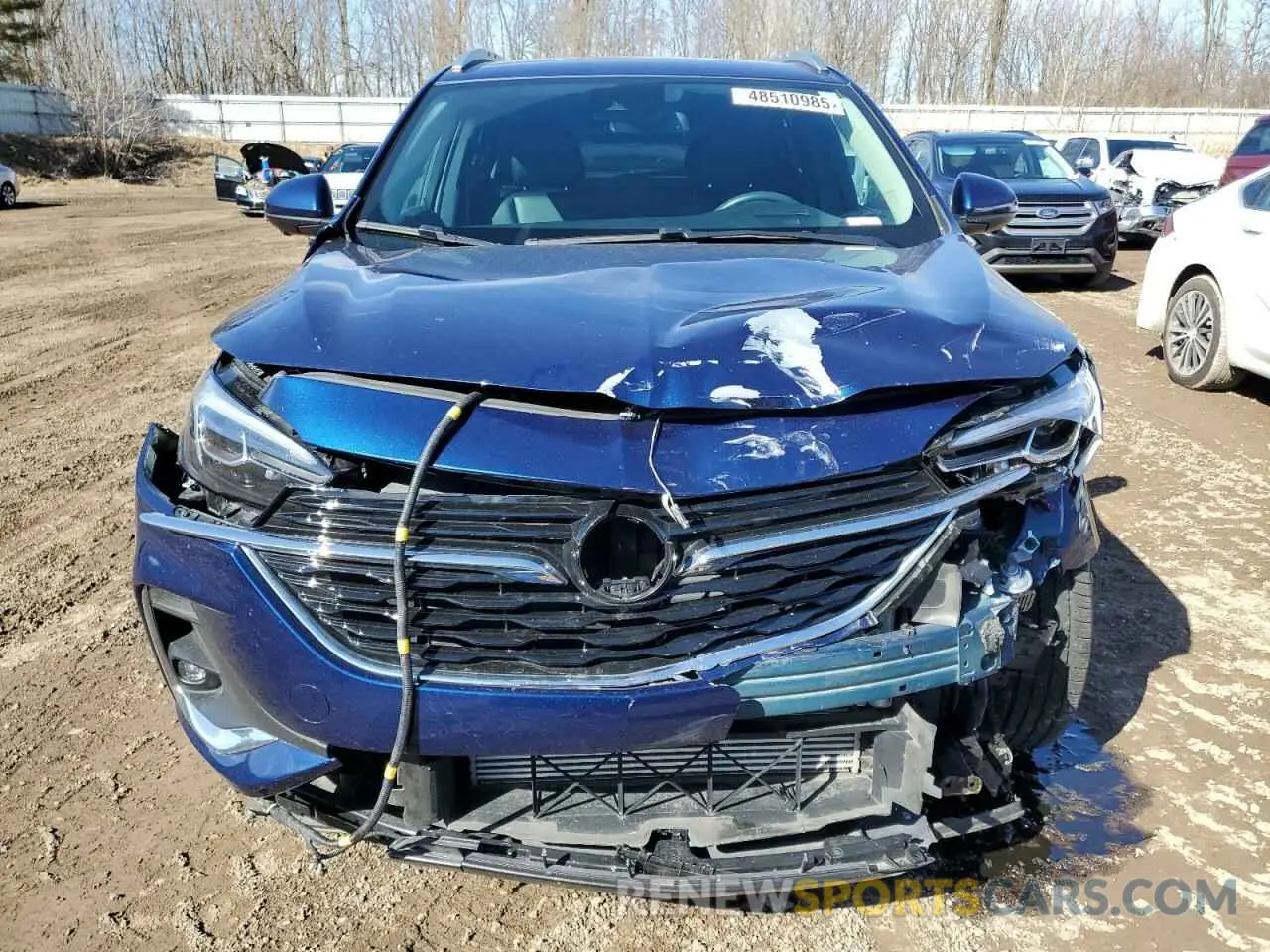 5 fotografías del automóvil dañado KL4MMFSL7NB040646 BUICK ENCORE 2022