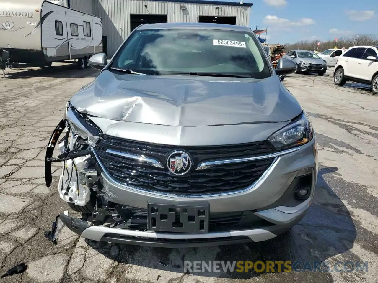 5 fotografías del automóvil dañado KL4MMBS20PB159173 BUICK ENCORE 2023