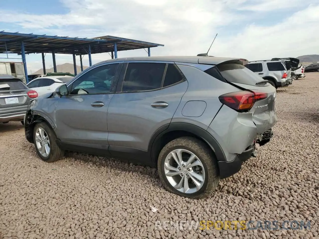 2 fotografías del automóvil dañado KL4MMBS22PB060435 BUICK ENCORE 2023