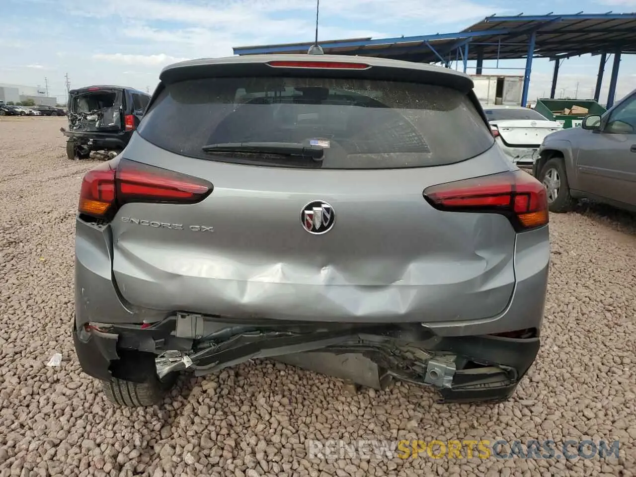 6 fotografías del automóvil dañado KL4MMBS22PB060435 BUICK ENCORE 2023
