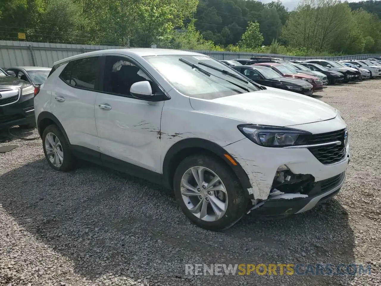 4 fotografías del automóvil dañado KL4MMBS22PB101128 BUICK ENCORE 2023