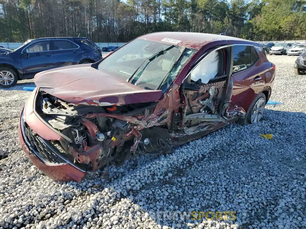 1 fotografías del automóvil dañado KL4MMBS25PB082414 BUICK ENCORE 2023