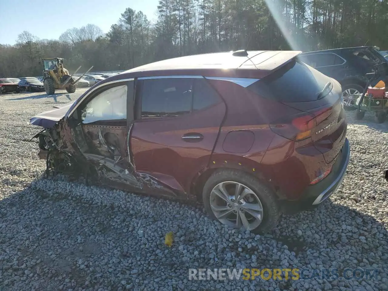 2 fotografías del automóvil dañado KL4MMBS25PB082414 BUICK ENCORE 2023