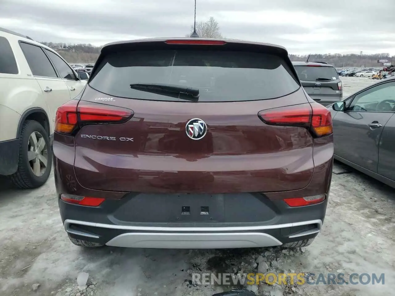 6 fotografías del automóvil dañado KL4MMBS26PB136531 BUICK ENCORE 2023