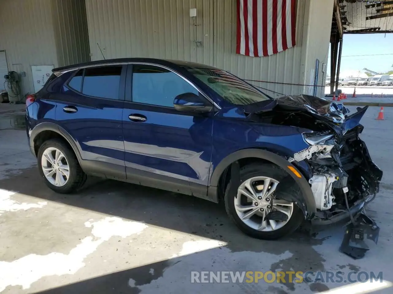 4 fotografías del automóvil dañado KL4MMBS29PB098308 BUICK ENCORE 2023