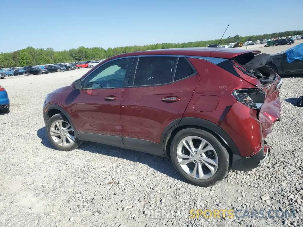 2 fotografías del automóvil dañado KL4MMBS2XPB064023 BUICK ENCORE 2023