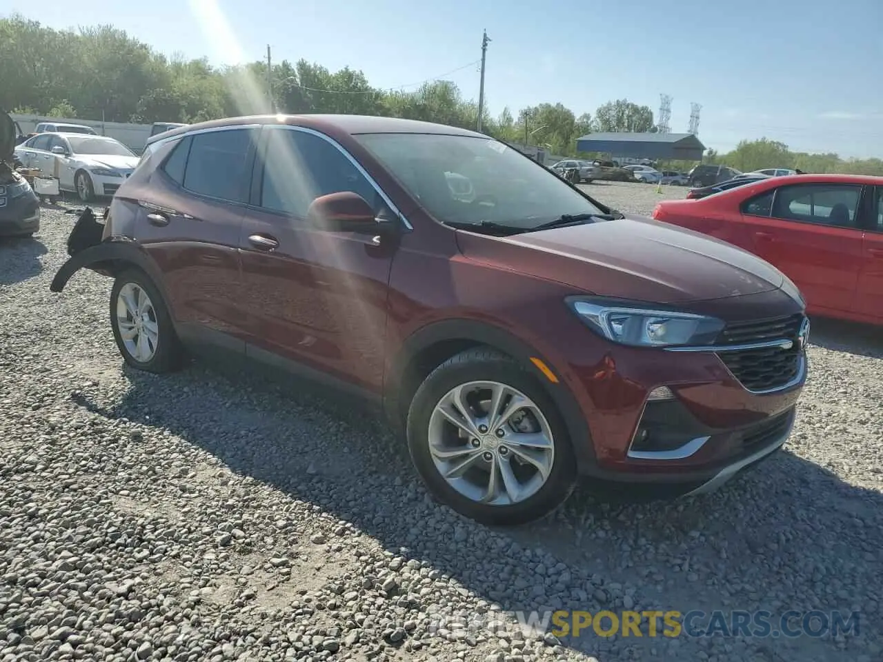 4 fotografías del automóvil dañado KL4MMBS2XPB064023 BUICK ENCORE 2023