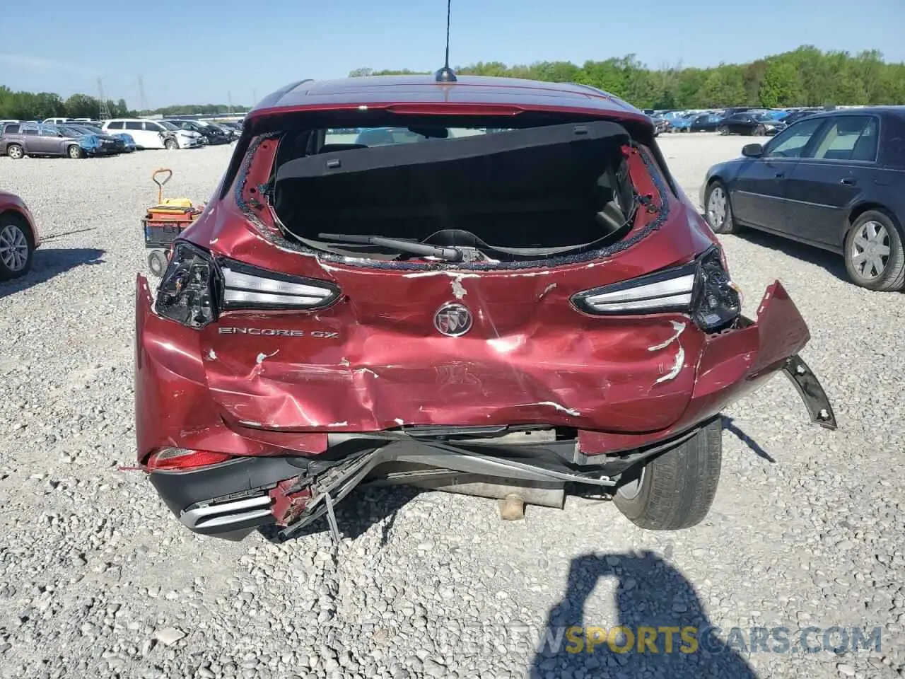 6 fotografías del automóvil dañado KL4MMBS2XPB064023 BUICK ENCORE 2023