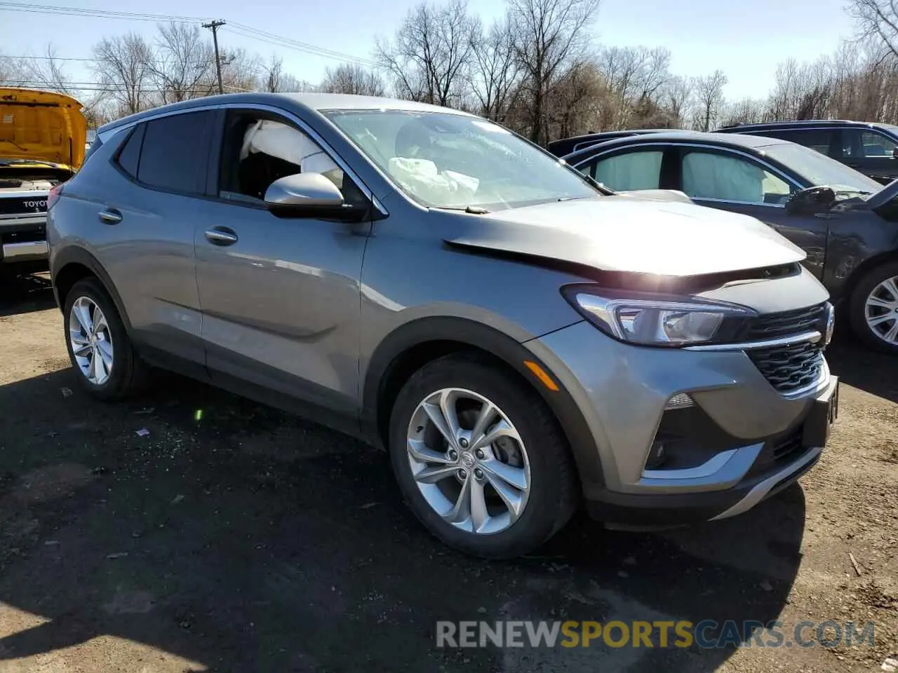 4 fotografías del automóvil dañado KL4MMCSL3PB114808 BUICK ENCORE 2023