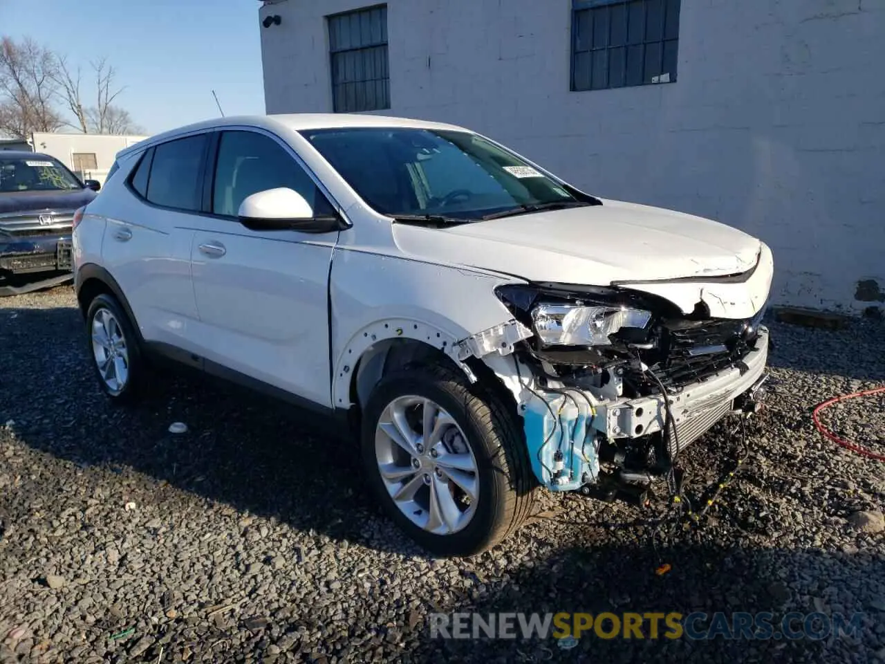 4 fotografías del automóvil dañado KL4MMCSL6PB116438 BUICK ENCORE 2023