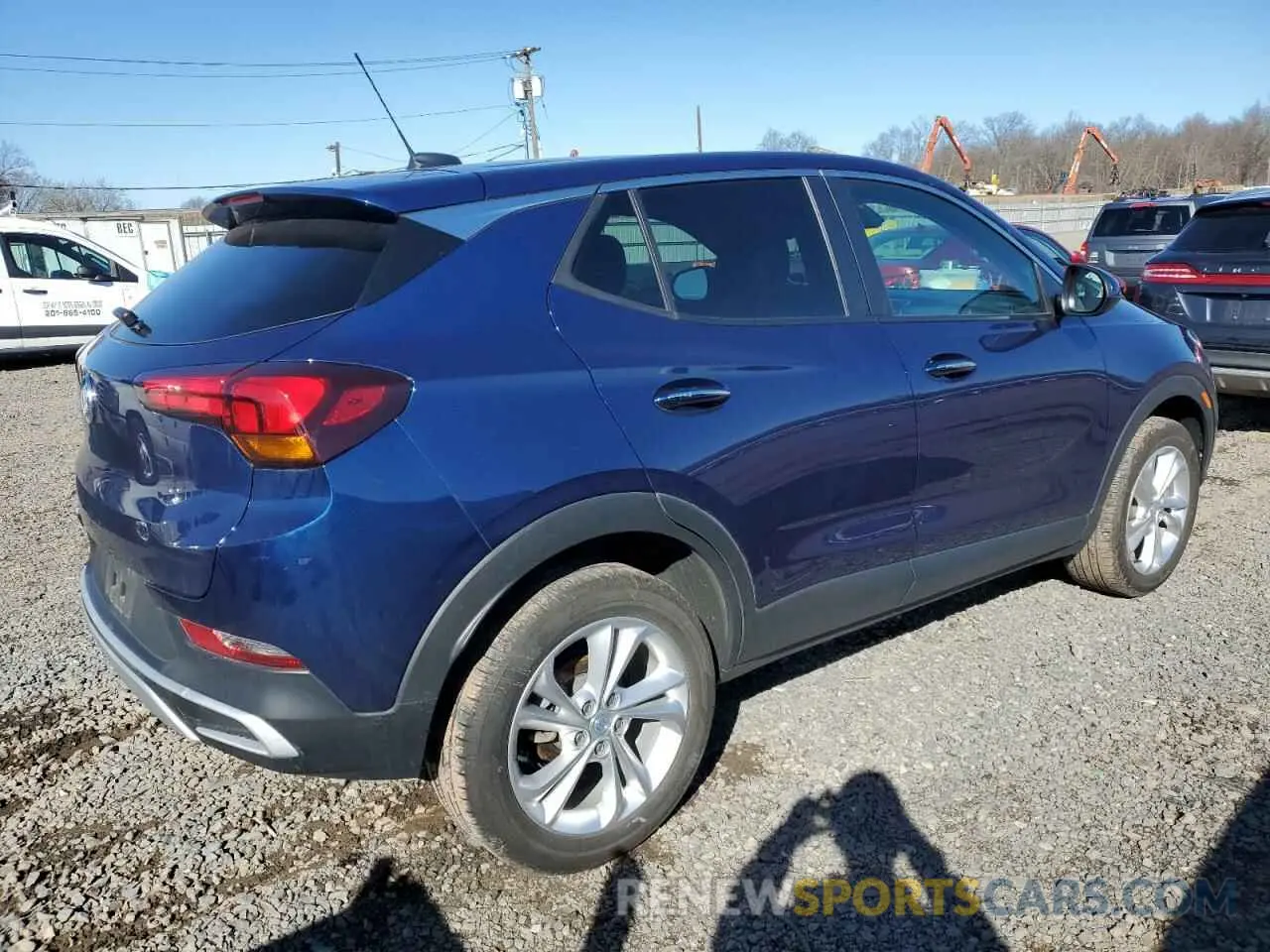 3 fotografías del automóvil dañado KL4MMCSL6PB117279 BUICK ENCORE 2023