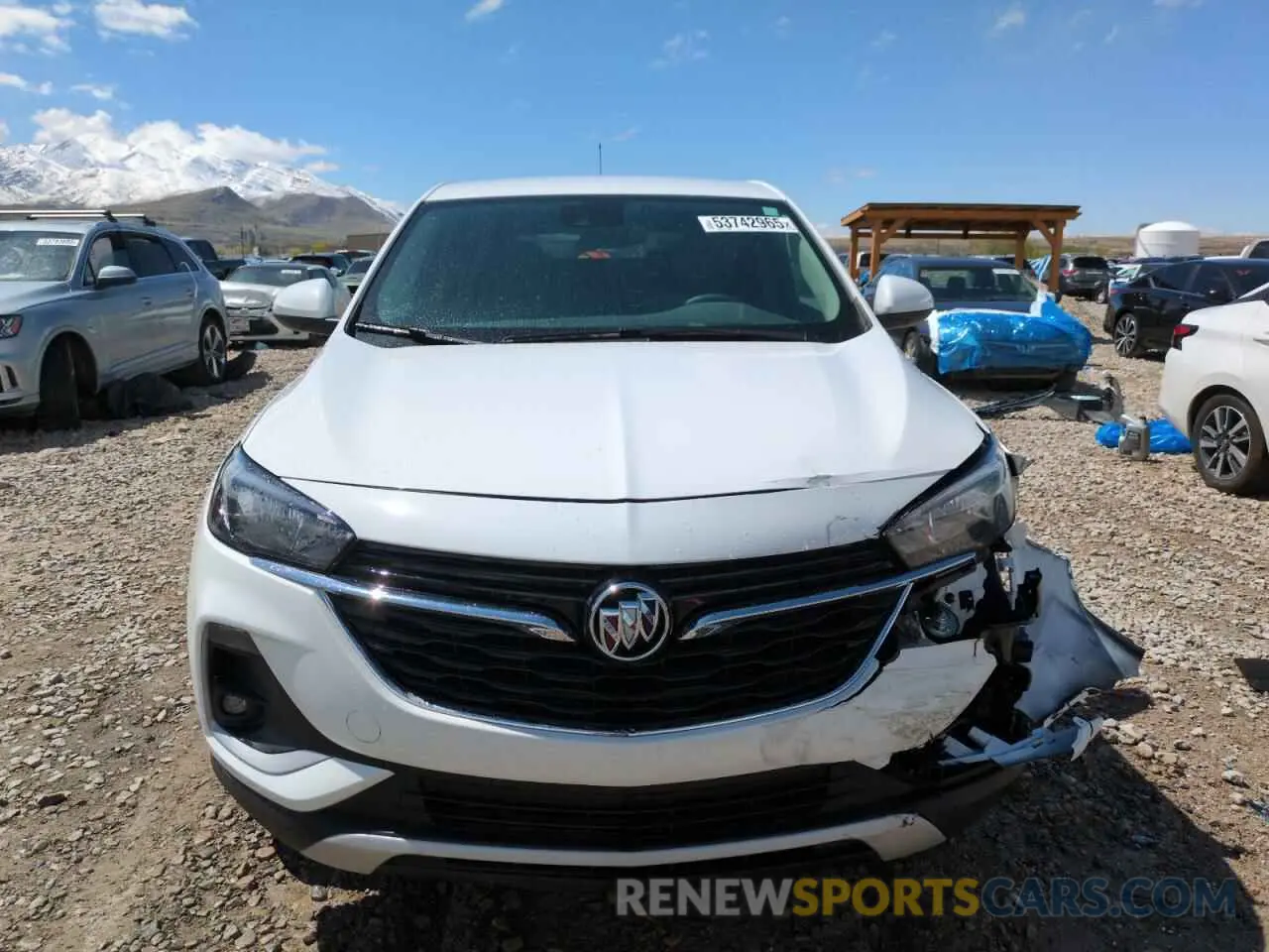 5 fotografías del automóvil dañado KL4MMCSL8PB131345 BUICK ENCORE 2023