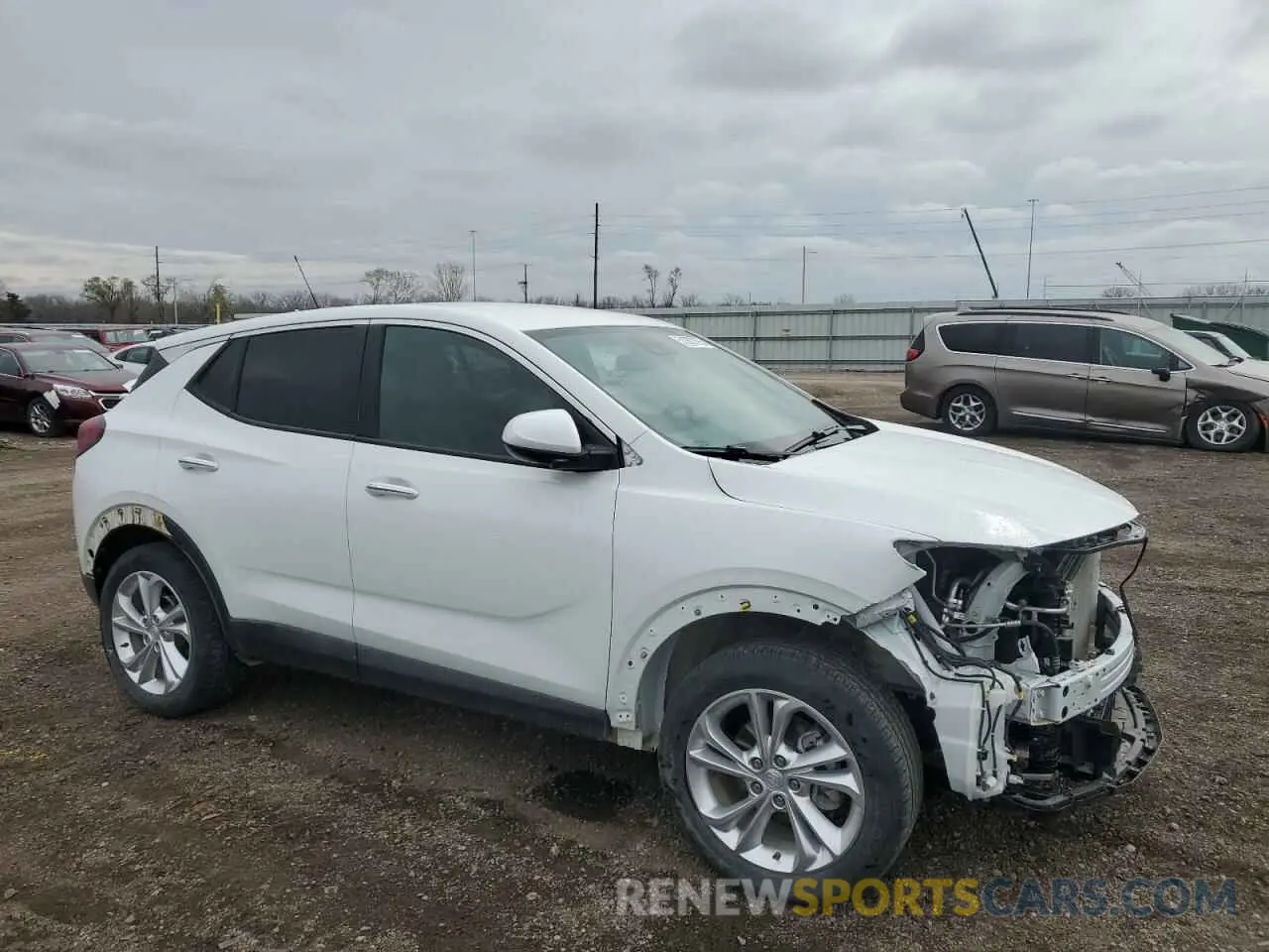 4 fotografías del automóvil dañado KL4MMCSL9PB110911 BUICK ENCORE 2023