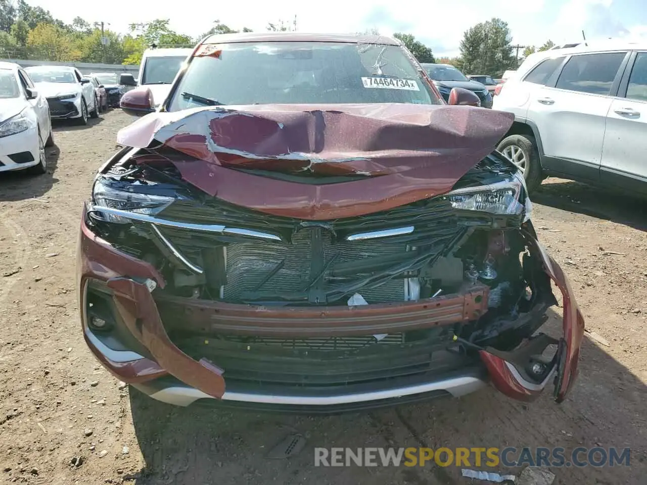 5 fotografías del automóvil dañado KL4MMCSL9PB164001 BUICK ENCORE 2023