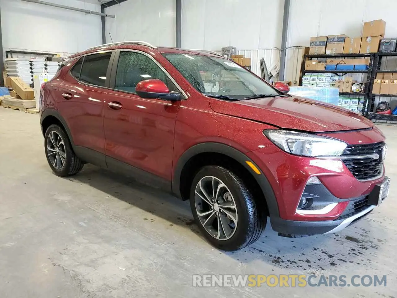4 fotografías del automóvil dañado KL4MMDS20PB105769 BUICK ENCORE 2023