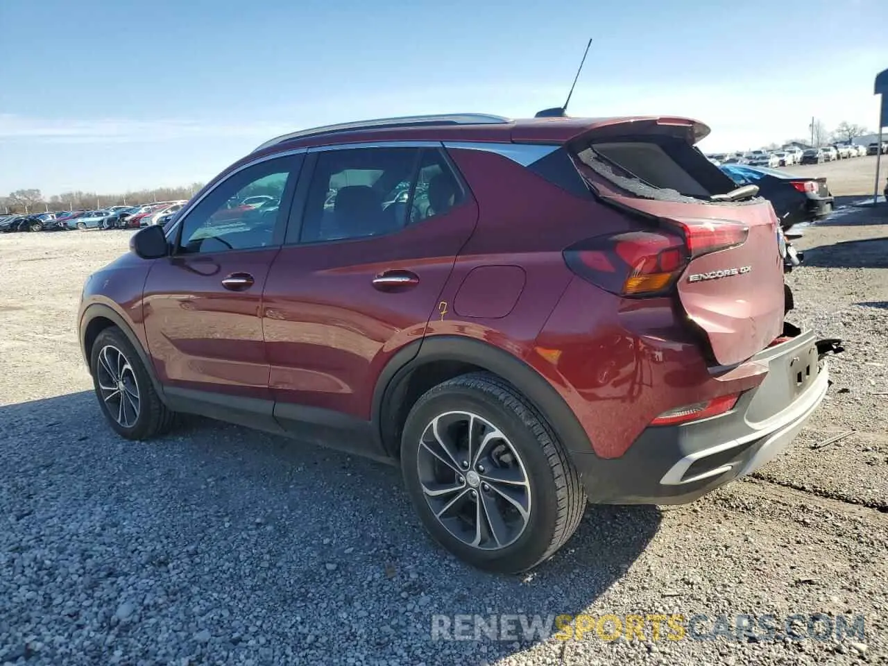 2 fotografías del automóvil dañado KL4MMDS20PB150680 BUICK ENCORE 2023