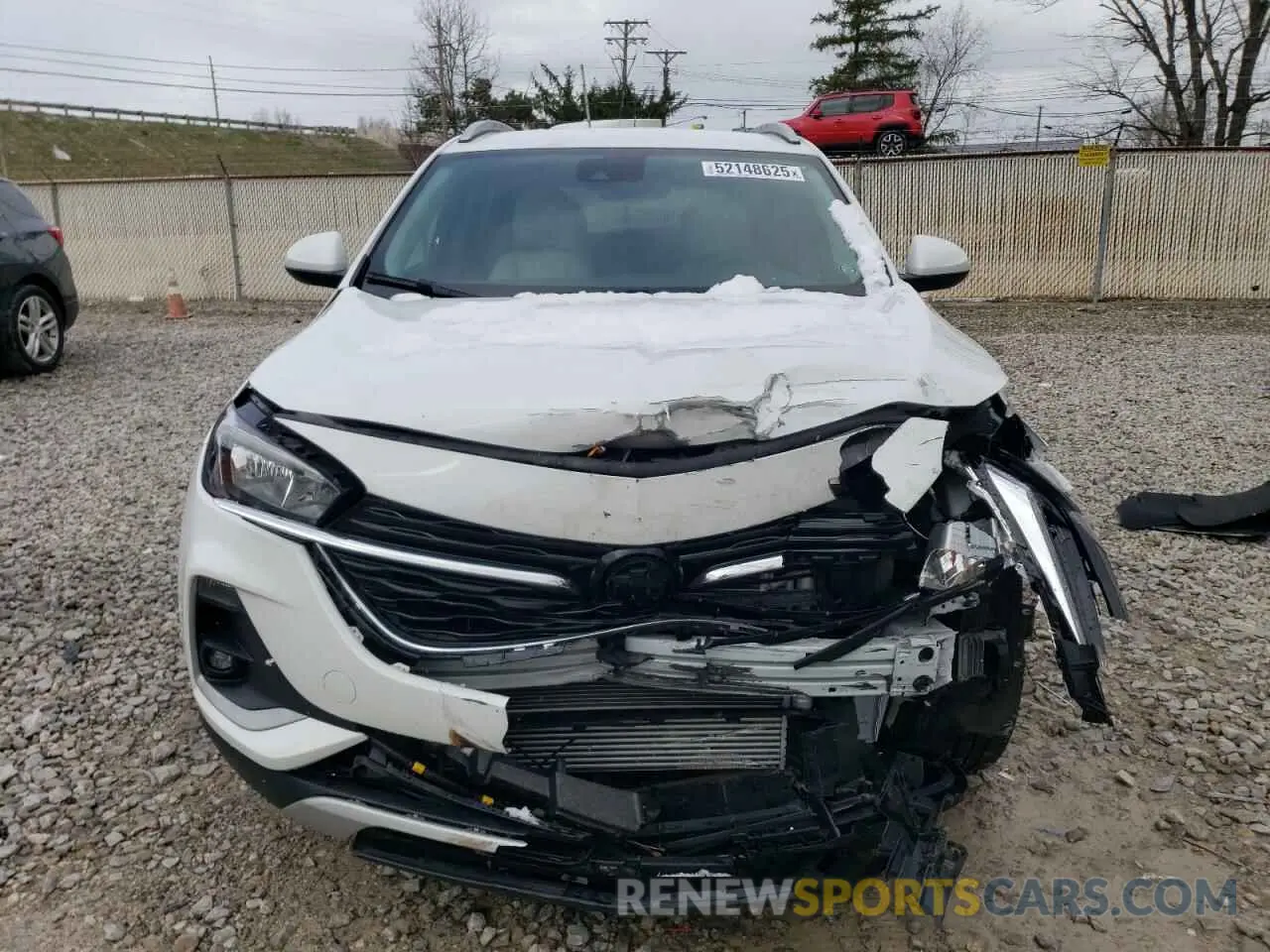 5 fotografías del automóvil dañado KL4MMDS21PB020407 BUICK ENCORE 2023