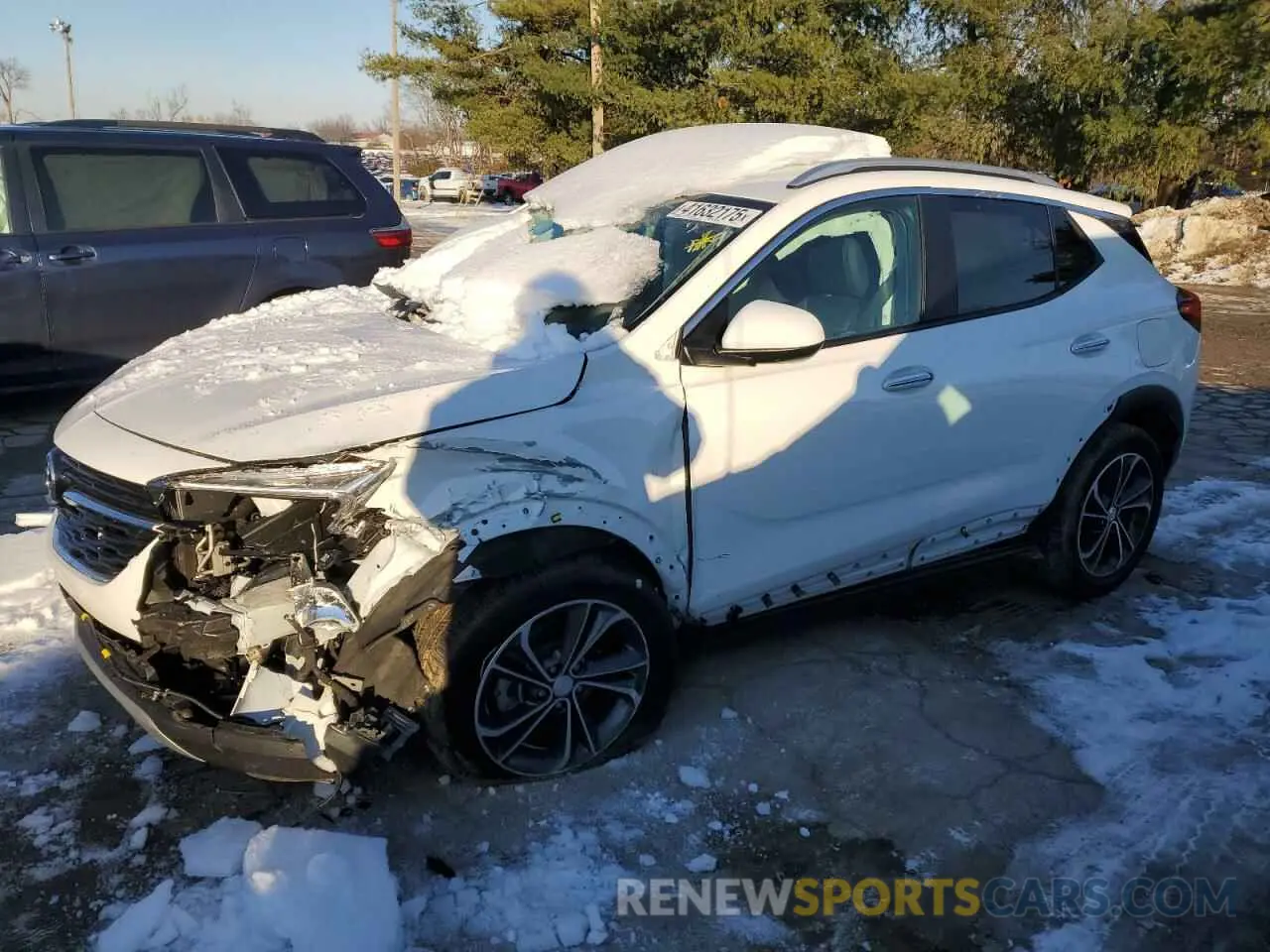1 fotografías del automóvil dañado KL4MMDS22PB132021 BUICK ENCORE 2023