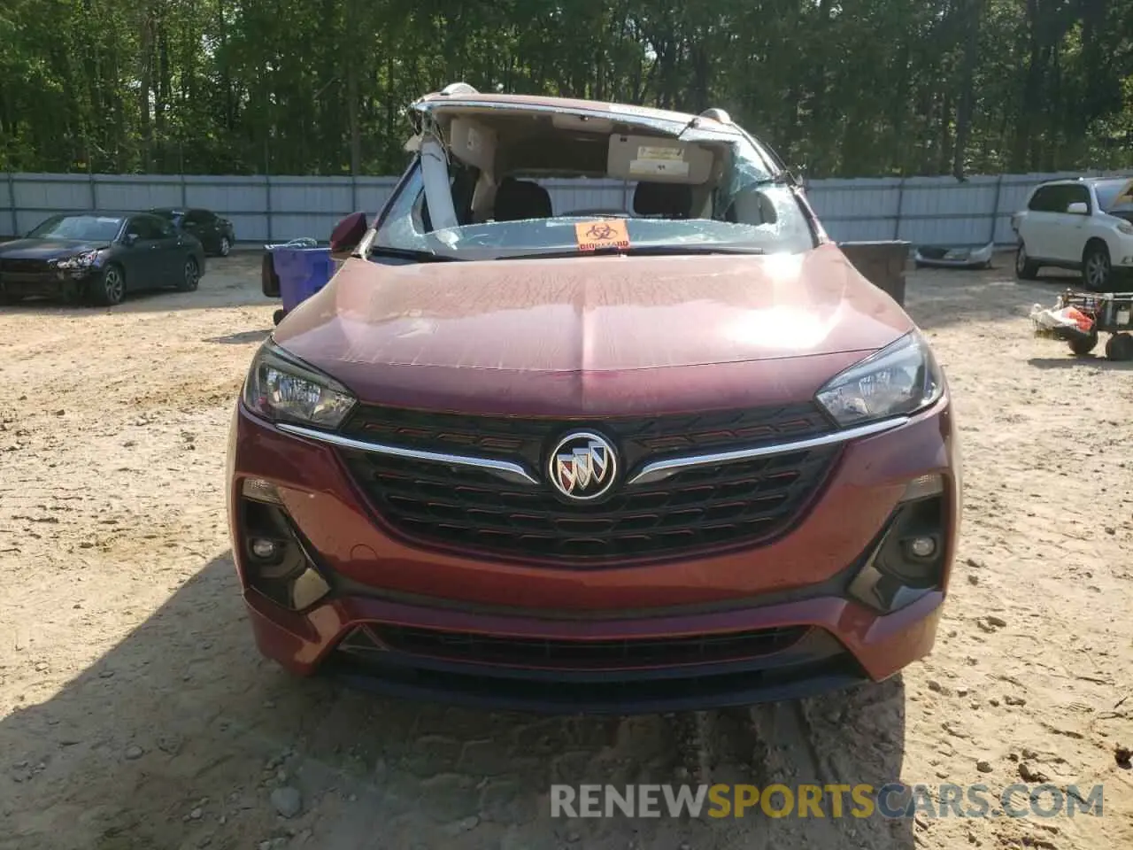 5 fotografías del automóvil dañado KL4MMDS25PB100227 BUICK ENCORE 2023