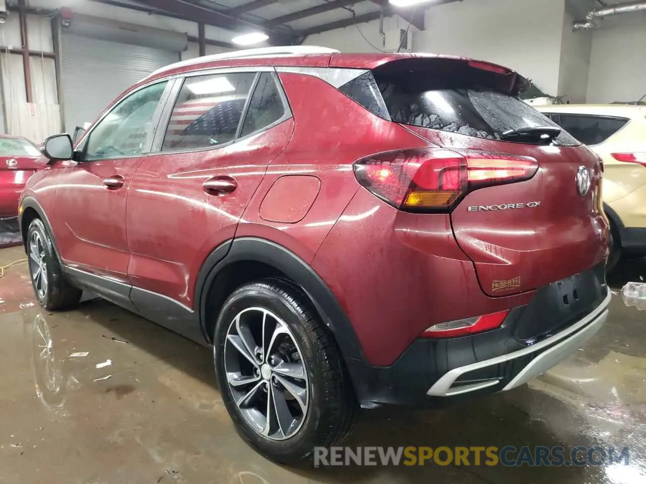 2 fotografías del automóvil dañado KL4MMDS26PB044220 BUICK ENCORE 2023
