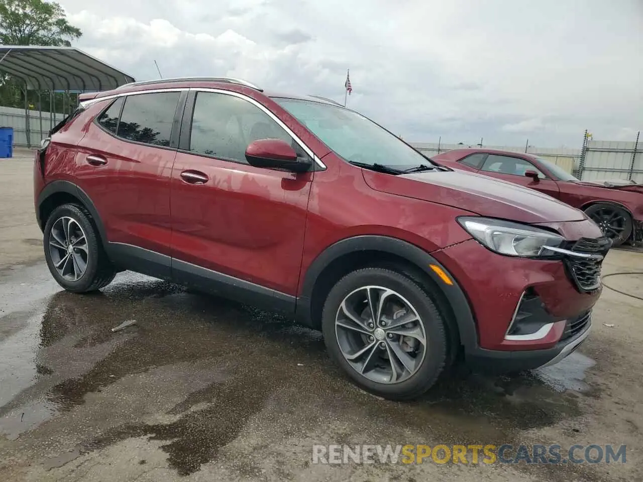 4 fotografías del automóvil dañado KL4MMDS27PB062306 BUICK ENCORE 2023