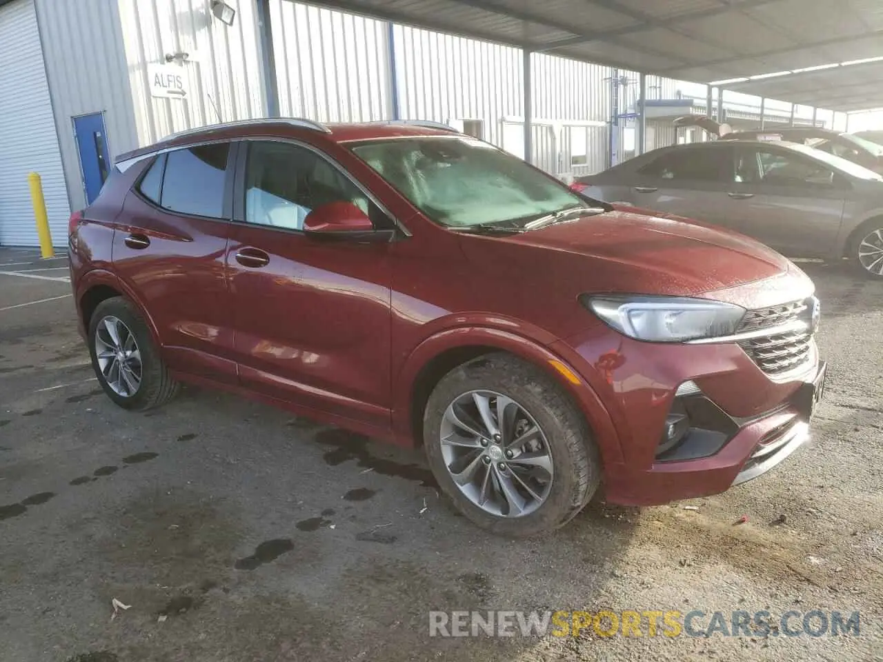 4 fotografías del automóvil dañado KL4MMDS27PB110046 BUICK ENCORE 2023