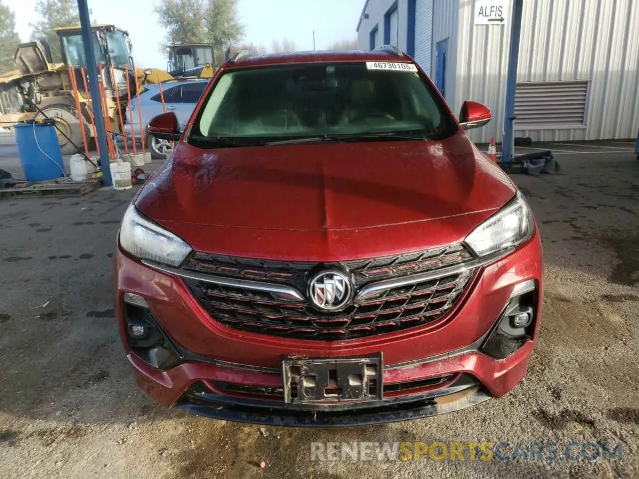 5 fotografías del automóvil dañado KL4MMDS27PB110046 BUICK ENCORE 2023
