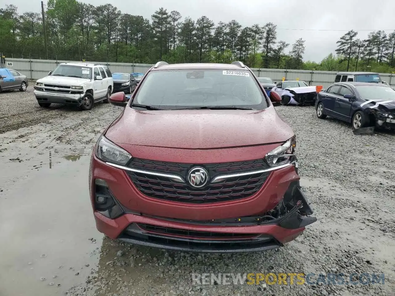 5 fotografías del automóvil dañado KL4MMDSL3PB044751 BUICK ENCORE 2023