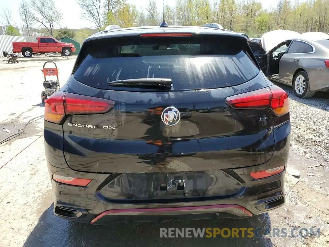 6 fotografías del automóvil dañado KL4MMDSL4PB002749 BUICK ENCORE 2023