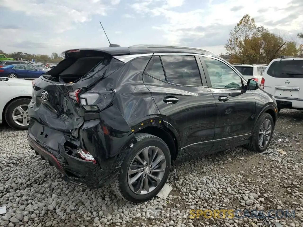 3 fotografías del automóvil dañado KL4MMDSL5PB063737 BUICK ENCORE 2023
