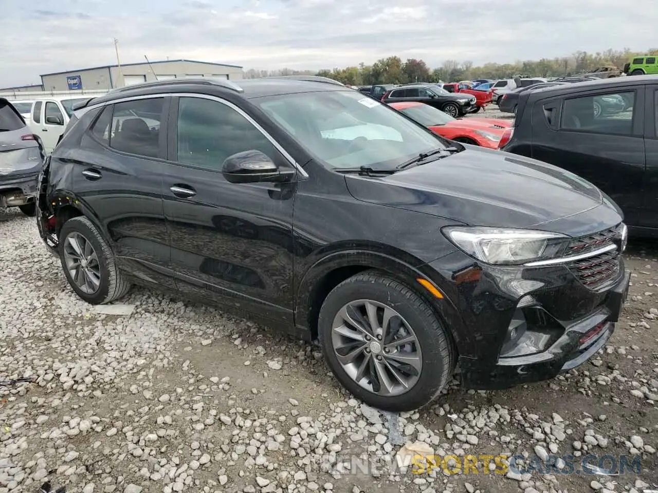4 fotografías del automóvil dañado KL4MMDSL5PB063737 BUICK ENCORE 2023